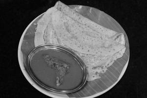 Nallennai Dosai (3 Pcs) + Fish Curry