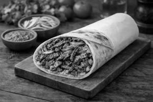 Soya Chaap Shawarma Roll