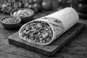 Mix Veg Shawarma Roll With Paneer