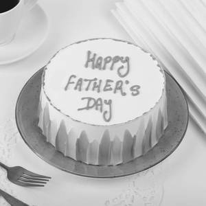 Vanilla Fathers Day Cake