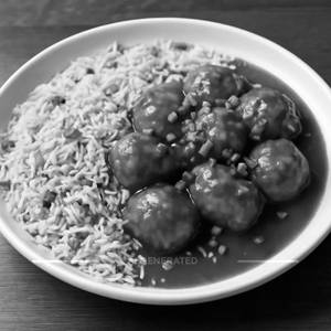 Chicken Manchurian Rice