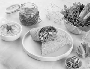 Grilled Shawarma Paneer Wrap