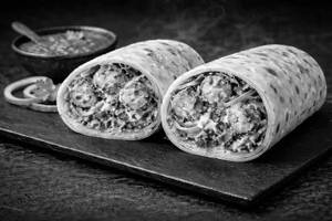 Soya Malai Tikka Roomali Roll