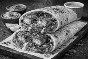 Achari Paneer Tikka Kathi Roll