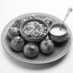 Bati chokha roasted with ghee [4 pieces]