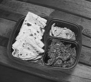 Bhindi Masala Mini Thali[2 tawa roti]