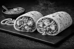 Achari Paneer Tikka Roomali Roll