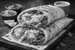 Malai Paneer Tikka Kathi Roll