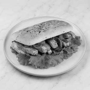 Peri Peri Paneer Sandwich With Ranch Yoghurt