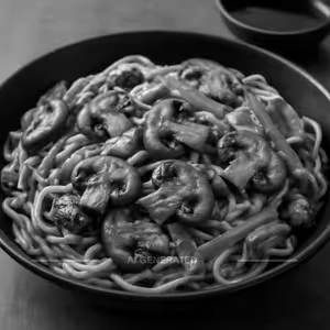 Chicken Mushroom Noodles [ Full]