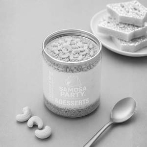 Kaju Katli Cheesecake Jar