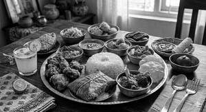 Jamai Sasthi Spl Mutton Thali
