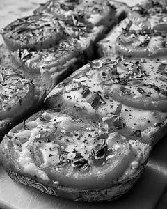Tomato & Olive Garlic Bread