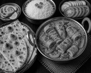 Soya Chaap Masala Meal