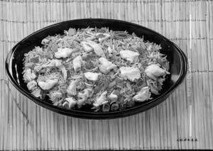 Burnt Garlic Chicken Fried Rice