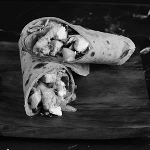 Paneer Tikka Wrap With Mint Dip