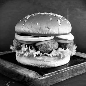 Crispy Chilli Paneer Cheese Burger