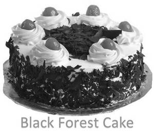 Eggless Black Forest Cake  (500 gms)                                    