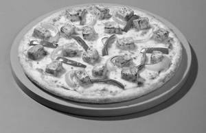 Paneer tikka pizza