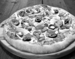 Loaded pizza