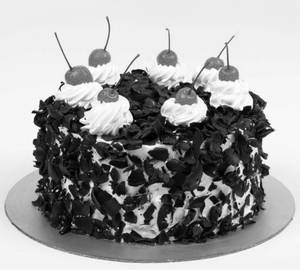 Eggless special black forest cake
