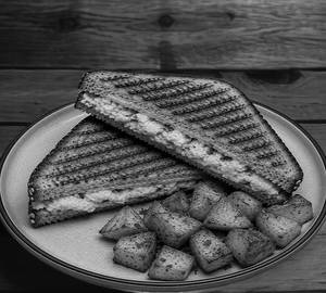 Scrambled Egg Sando On Multigrain Bread