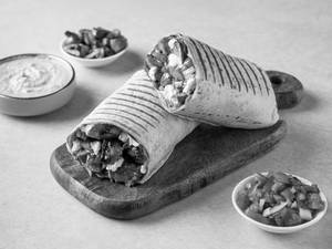 Hummus And Mushroom Wrap