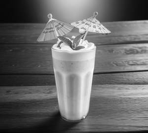 Litchi milkshake