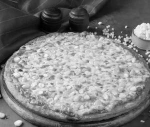 Sweet corn pizza