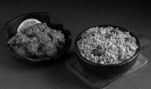 Schewan Chicken Fried Rice With  Orange Chicken