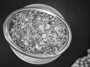 Sprouted Matki Bhel