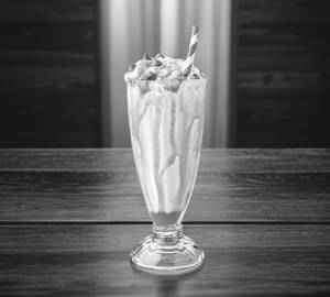 Butterscotch ice cream milkshake