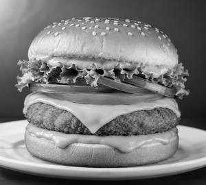 Cheesy patty burger