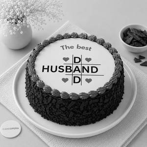 The Best Dad & Husband Truffle Poster Cake (500 Gm)