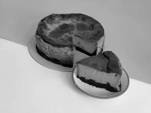 Ube Brownie Basque Cheeesecake