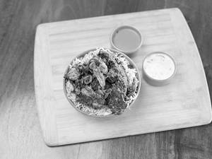 Pulao Rice With Gongura Chicken Fry