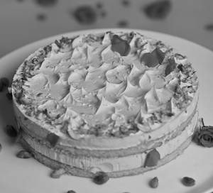 Rose Petal And Pista Cake (Seasonal)
