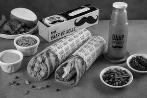 Chicken Seekh Roll With Butter Chicken Roll & 1 Cold Coffee