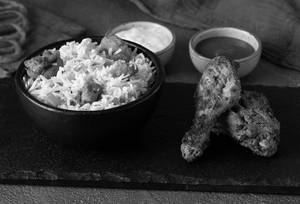Chicken Rice With Quater Tandoori