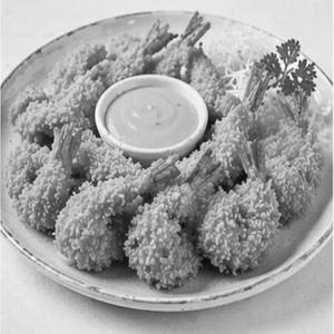 Golden Fried Prawns