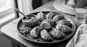 Veg fry momos [10 pieces]