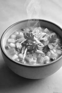 Sweet corn soup veg