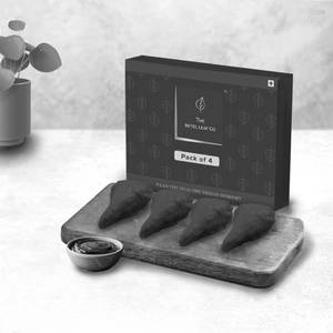 Dark Chocolate Coated Gulkand Paan (pack Of 4)