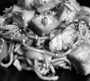 Paneer noodles