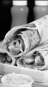 Double egg chicken kati roll