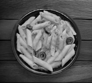 Pink sauce pasta