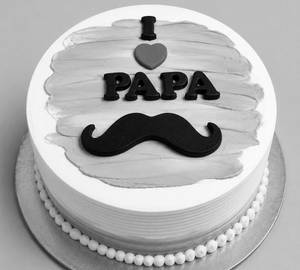 Blue Bliss Vanilla Father’s Day Cake [450 G]