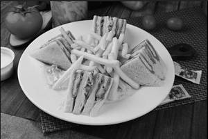 Cheese Chicken Zinger Club Sandwich