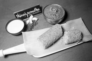 Red Rice Puttu With Naatu Koli Kulambu