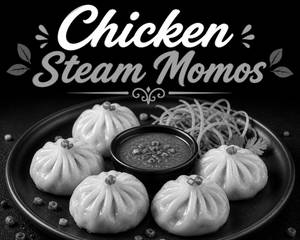 Chicken Steam Momos (5 Pcs)